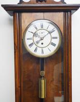 Antique Rocket Cased Single Weight Walnut 8-Day Vienna Regulator Wall Clock (13 of 14) Antique Rocket Cased Single Weight Walnut 8-Day Vienna Regulator Wall Clock (13 of 14)