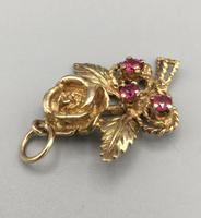 9ct Yellow Gold 'Rose' Pendant (3 of 5) 9ct Yellow Gold 'Rose' Pendant (3 of 5)