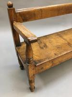 19th Century Childrens Oak Hall Bench (7 of 9) 19th Century Childrens Oak Hall Bench (7 of 9)