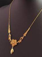Antique Art Nouveau Drop Necklace, Floral, 22ct Gold (5 of 12) Antique Art Nouveau Drop Necklace, Floral, 22ct Gold (5 of 12)