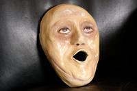 Unique & Rare Vintage Folk Art Fairground Painted Plaster Face Mask (5 of 5) Unique & Rare Vintage Folk Art Fairground Painted Plaster Face Mask (5 of 5)