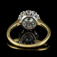 Antique Edwardian Old Cut Diamond Cluster Ring 18ct Gold 1.65ct Of Diamond Circa 1901 (5 of 6) Antique Edwardian Old Cut Diamond Cluster Ring 18ct Gold 1.65ct Of Diamond Circa 1901 (5 of 6)