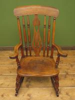Antique Country Oak Rocking Chair with Nicely Aged Patina (2 of 14) Antique Country Oak Rocking Chair with Nicely Aged Patina (2 of 14)