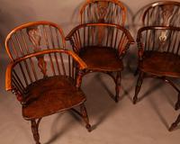A Set of 4 Yew Tree Windsor Chairs Rockley Workshop (3 of 21) A Set of 4 Yew Tree Windsor Chairs Rockley Workshop (3 of 21)