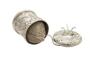 Antique Victorian Sterling Silver String Box / Holder 1900 (4 of 9) Antique Victorian Sterling Silver String Box / Holder 1900 (4 of 9)