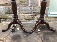 Pair of Antique Mahogany Floor Standard Lamps (5 of 7) Pair of Antique Mahogany Floor Standard Lamps (5 of 7)