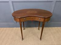 Inlaid Mahogany Kidney Shaped Table (1 of 16)
