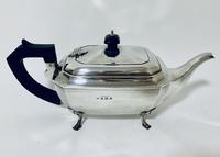 Solid Sterling Silver Art Deco Three Part Tea Set Service (2 of 20) Solid Sterling Silver Art Deco Three Part Tea Set Service (2 of 20)