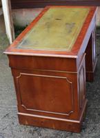 1960's Pedestal Desk with Green Leather Inset (4 of 4) 1960's Pedestal Desk with Green Leather Inset (4 of 4)