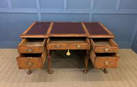 Burr Walnut Partners Writing Desk (17 of 18) Burr Walnut Partners Writing Desk (17 of 18)