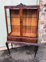 Antique Burr Walnut Display Cabinet (10 of 10) Antique Burr Walnut Display Cabinet (10 of 10)