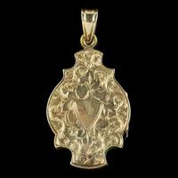 Antique Victorian Enamel Locket 15ct Gold c.1890 (6 of 7) Antique Victorian Enamel Locket 15ct Gold c.1890 (6 of 7)