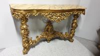 Carved Wood Gilt Console Table (14 of 17) Carved Wood Gilt Console Table (14 of 17)