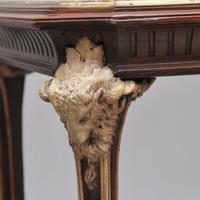 19th Century French Mahogany & Marble Top Occasional Table (10 of 12) 19th Century French Mahogany & Marble Top Occasional Table (10 of 12)