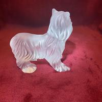 Lalique Sculpture of a Yorkshire Terrier Modelled in clear & frosted glass (4 of 5) Lalique Sculpture of a Yorkshire Terrier Modelled in clear & frosted glass (4 of 5)