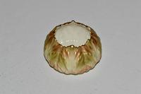 1905 Royal Worcester - Earlyblush Ivory 'colour' Porcelain - Leaf Form Vase (2 of 4) 1905 Royal Worcester - Earlyblush Ivory 'colour' Porcelain - Leaf Form Vase (2 of 4)