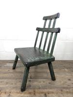 Unusual Primitive Style Painted Stick Chair (6 of 10) Unusual Primitive Style Painted Stick Chair (6 of 10)