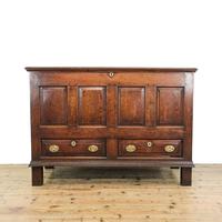 Antique 18th Century Oak Mule Chest