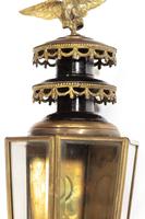 Pair of Well Patinated Bronze & Gilt Bronze Coach Lamps (9 of 9) Pair of Well Patinated Bronze & Gilt Bronze Coach Lamps (9 of 9)