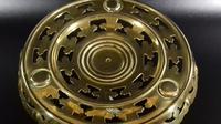 Antique Victorian Pierced Brass Trivet Kettle Stand (2 of 10) Antique Victorian Pierced Brass Trivet Kettle Stand (2 of 10)