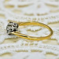 The Antique Old Mine Cut Three Diamond Ring (6 of 7) The Antique Old Mine Cut Three Diamond Ring (6 of 7)