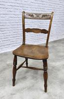 Set of 4 Barback Chais with Carved Backrails (6 of 6) Set of 4 Barback Chais with Carved Backrails (6 of 6)
