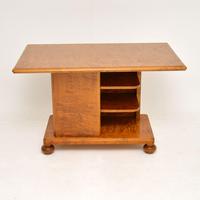 Antique Swedish Satin Birch Coffee / Library Table (8 of 10) Antique Swedish Satin Birch Coffee / Library Table (8 of 10)