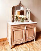 French Antique Washstand / Sideboard / Cupboard Vanity with Marble (2 of 7) French Antique Washstand / Sideboard / Cupboard Vanity with Marble (2 of 7)