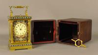 Champleve Repeating Carriage Clock - With original case (2 of 6) Champleve Repeating Carriage Clock - With original case (2 of 6)