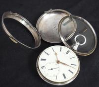 Antique Silver Pair Case Pocket Watch Fusee Escapement Key Wind Enamel Dial John Bernard London Liverpool (3 of 12) Antique Silver Pair Case Pocket Watch Fusee Escapement Key Wind Enamel Dial John Bernard London Liverpool (3 of 12)