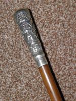 Antique Indian Silver Black Canopy Umbrella by "Kendall - England" (9 of 11) Antique Indian Silver Black Canopy Umbrella by "Kendall - England" (9 of 11)