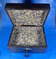 Victorian Ebonised Jewellery Box with Mother of Pearl & Abalone Inlay (9 of 18) Victorian Ebonised Jewellery Box with Mother of Pearl & Abalone Inlay (9 of 18)