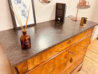 Antique Flamed Mahogany Chest of Drawers / Washstand / Commode With Marble (3 of 5) Antique Flamed Mahogany Chest of Drawers / Washstand / Commode With Marble (3 of 5)