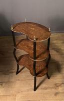 French Inlaid Three Tier Birds-eye Maple Etarge / Whatnot (9 of 11) French Inlaid Three Tier Birds-eye Maple Etarge / Whatnot (9 of 11)