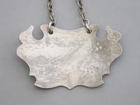 George II Chased Silver Escutcheon Wine Label White, Unmarked c1750 (4 of 7) George II Chased Silver Escutcheon Wine Label White, Unmarked c1750 (4 of 7)