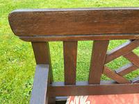 Large 3 Seater Vintage 20th Century Colonial Style Teak Garden Bench (23 of 33) Large 3 Seater Vintage 20th Century Colonial Style Teak Garden Bench (23 of 33)