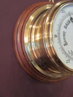 Antique Barker of London Bulkhead Marine Barometer (3 of 5) Antique Barker of London Bulkhead Marine Barometer (3 of 5)