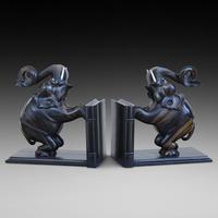 Anglo Indian (Ceylon) 19th Century Macassar Ebony Bookrests