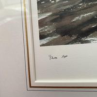 HRH Prince Charles signed Limited Edition Artists Proof Print titled "Lochnagar" with fitted case and certificate of Authenticity (5 of 14) HRH Prince Charles signed Limited Edition Artists Proof Print titled "Lochnagar" with fitted case and certificate of Authenticity (5 of 14)