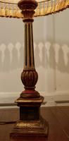 1920s Corinthian Column Painted Lamp, Vellum Shade (5 of 5) 1920s Corinthian Column Painted Lamp, Vellum Shade (5 of 5)