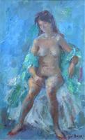 Original Vintage Antique Impressionist Erotica Nude Oil Portrait Painting (8 of 11) Original Vintage Antique Impressionist Erotica Nude Oil Portrait Painting (8 of 11)