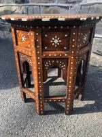Antique Anglo Indian Hoshiarpur Folding Coffee Table (4 of 5) Antique Anglo Indian Hoshiarpur Folding Coffee Table (4 of 5)
