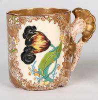 Zsolnay Pecs Hungarian Hand Painted Floral Cabinet Cup & Saucer c.1890 (4 of 16) Zsolnay Pecs Hungarian Hand Painted Floral Cabinet Cup & Saucer c.1890 (4 of 16)