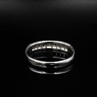 Vintage Diamond 18ct White Gold Half Eternity Band Ring (5 of 10) Vintage Diamond 18ct White Gold Half Eternity Band Ring (5 of 10)