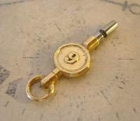 Antique Pocket Watch Chain Fob 1890s Victorian Brass & Steel Swivel Key Size 6 (4 of 10) Antique Pocket Watch Chain Fob 1890s Victorian Brass & Steel Swivel Key Size 6 (4 of 10)