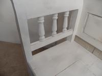 A White Panelled 3 Seater Antique/Old Pine Kitchen/Hall Box Settle/ Bench (4 of 11) A White Panelled 3 Seater Antique/Old Pine Kitchen/Hall Box Settle/ Bench (4 of 11)
