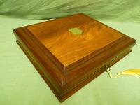 Flame Mahogany Jewel Box + Tray With Adjustable Storage c.1880 (13 of 13) Flame Mahogany Jewel Box + Tray With Adjustable Storage c.1880 (13 of 13)