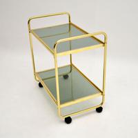 Vintage 1970's Italian Brass Folding Drinks Trolley MB Italia (2 of 8) Vintage 1970's Italian Brass Folding Drinks Trolley MB Italia (2 of 8)