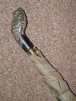 Vintage Sage Green Nylon Umbrella by LAWTEX With Hand Carved Wooden Owl Handle (9 of 12) Vintage Sage Green Nylon Umbrella by LAWTEX With Hand Carved Wooden Owl Handle (9 of 12)