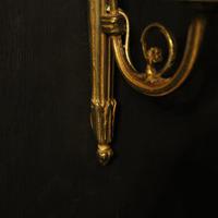 French Pair of Single Gilded Flame Antique Wall Lights (6 of 10) French Pair of Single Gilded Flame Antique Wall Lights (6 of 10)